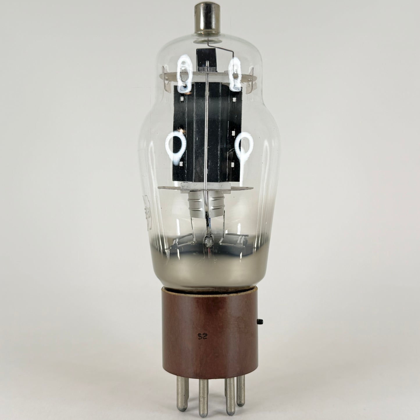 (1) Tested RCA 1625 Tube VT-136 Code S2 Large Dual D Getters Mil Spec Power Tube