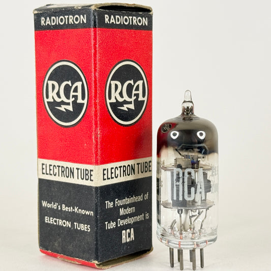 (1) Tested RCA 6CF6 Tube with Box Date Code 352 RCA Sharp Cutoff Pentode Tube