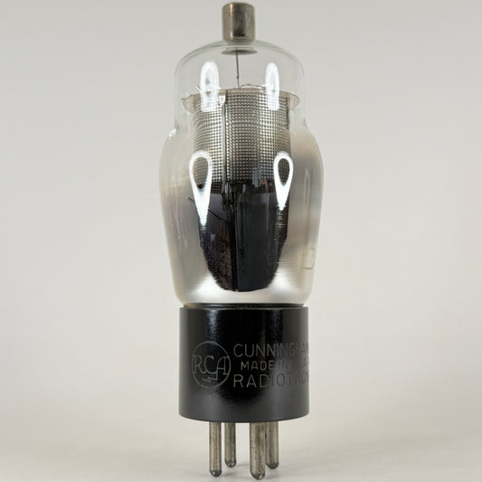 (1) Tested RCA Cunningham Type 34 Tube Date Code Z4 Engraved Base Foil D Getter