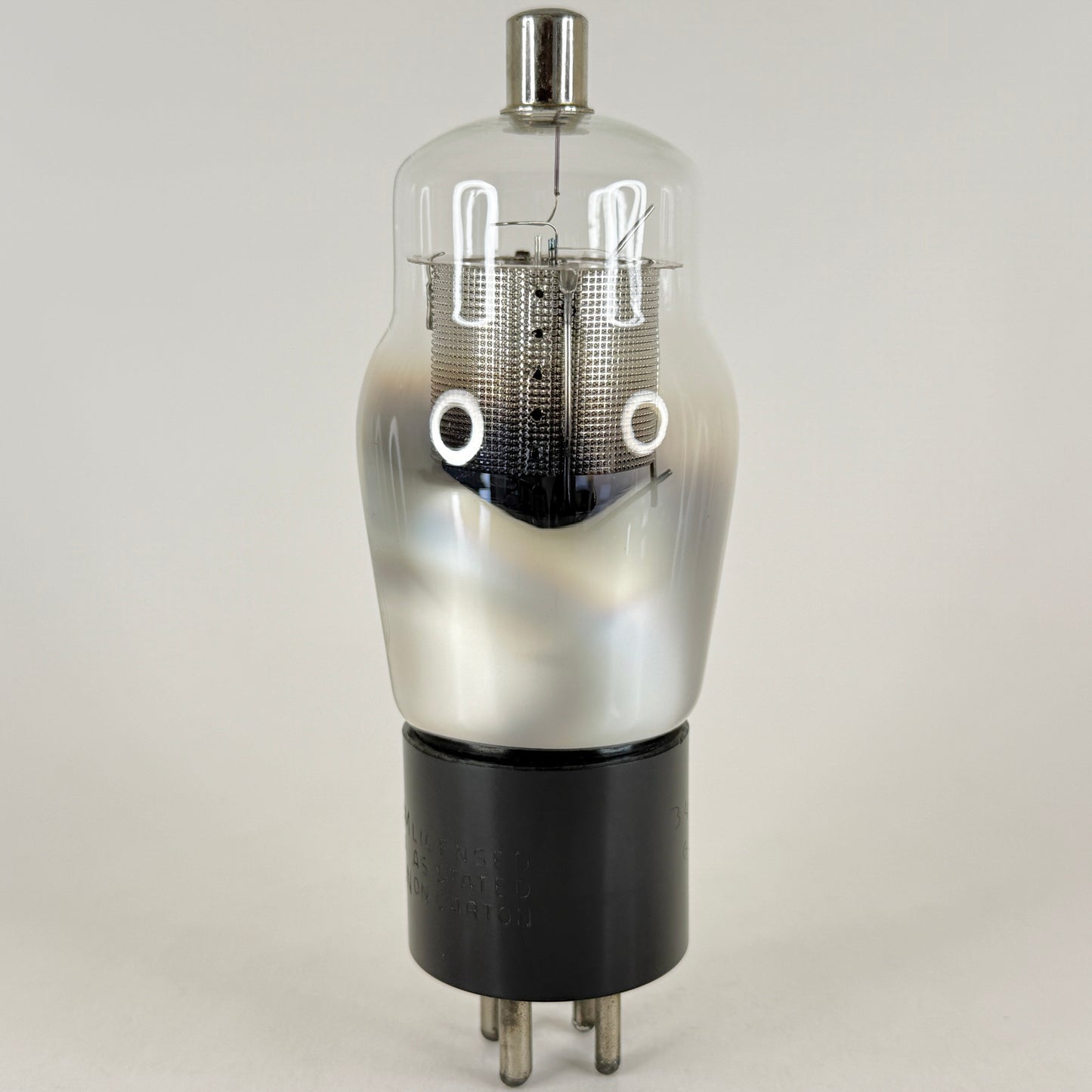 (1) Tested RCA Cunningham Type 34 Tube Date Code Z4 Engraved Base Foil D Getter