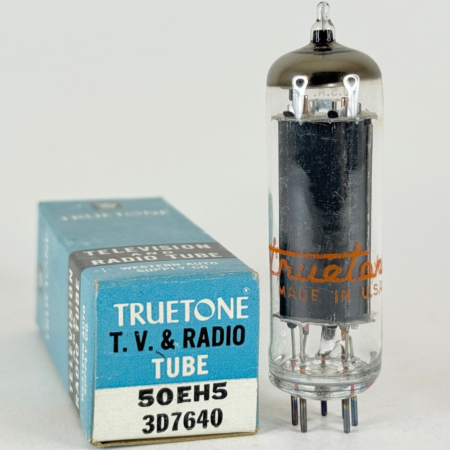 (1) Tested Truetone 50EH5 Tube with Box Date 6443 RCA EIA Power Pentode Tube