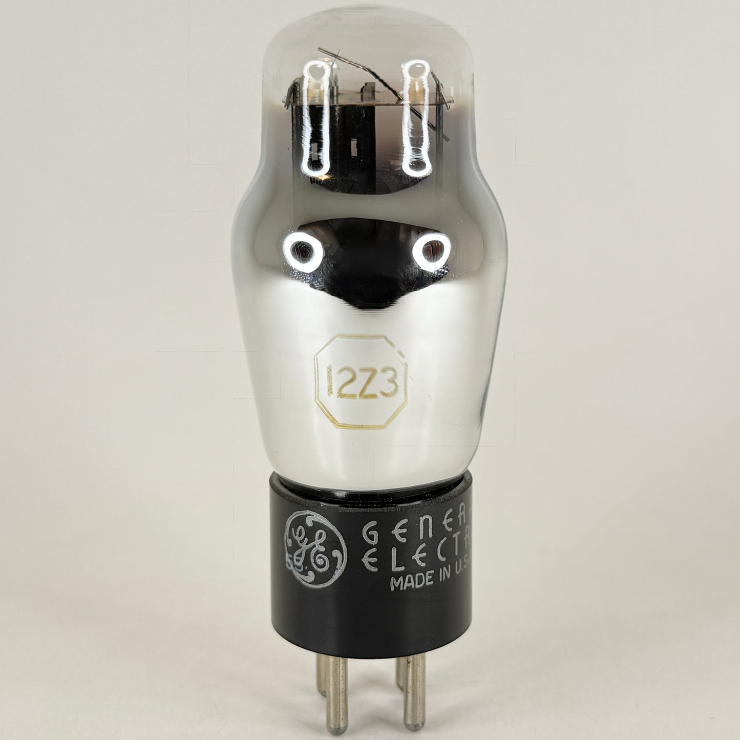 (1) Tested GE 12Z3 Tube Date Code S5 General Electric Half Wave Rectifier