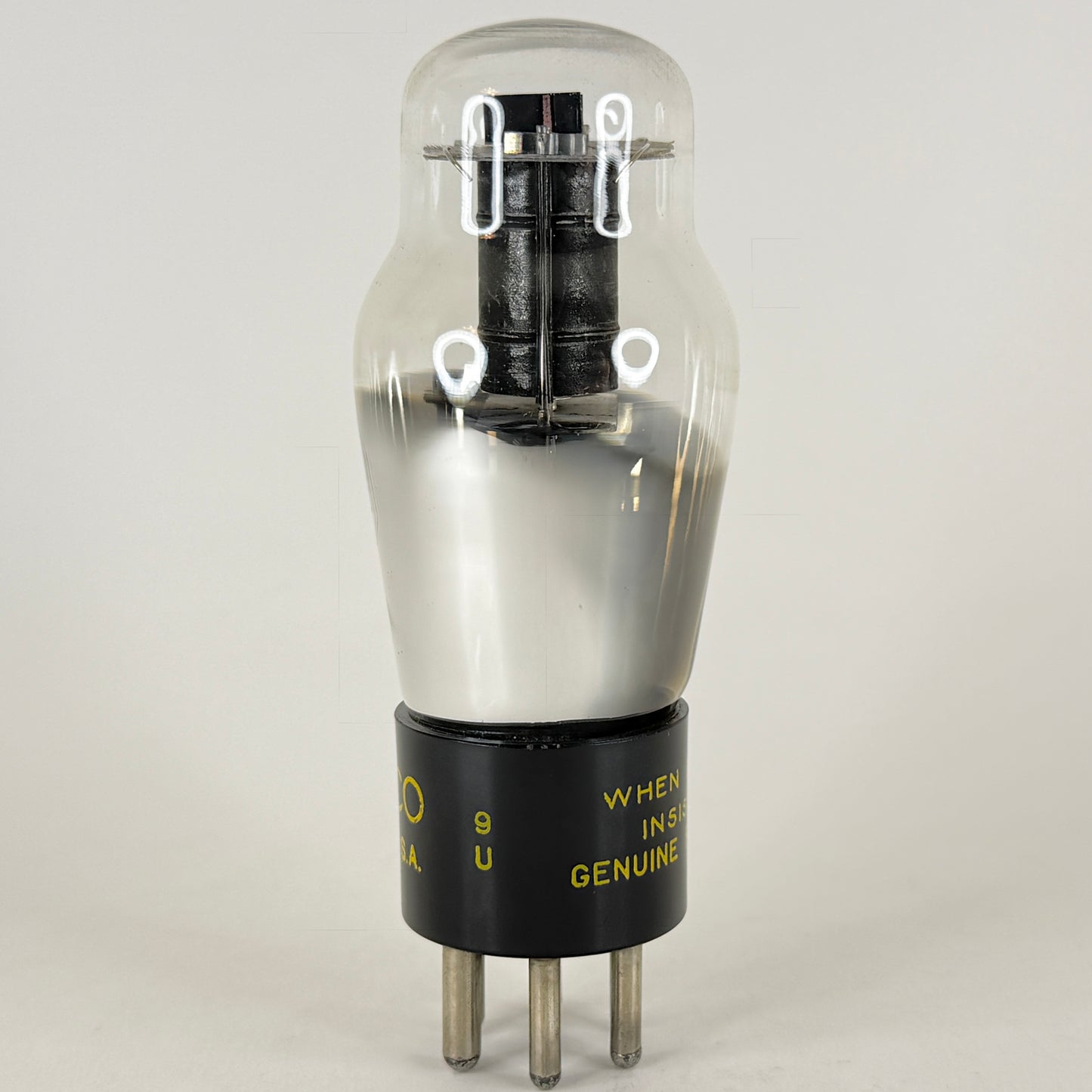 (1) Tested Philco Type 41 Tube Date Code 9U Power Amplifier Pentode Tube