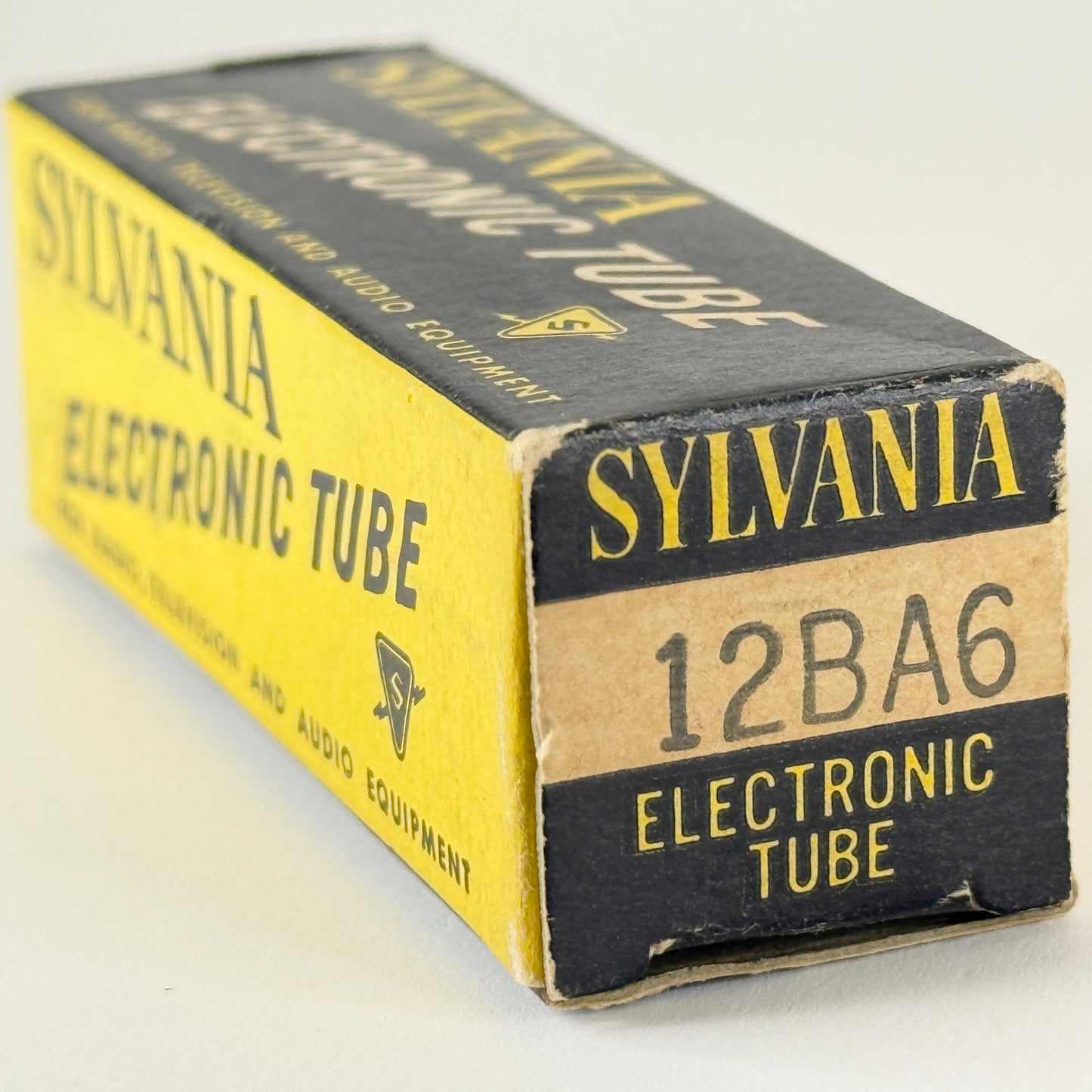 (1) Tested Sylvania 12BA6 Tube with Box Date Code DA Remote Cutoff Pentode Tube