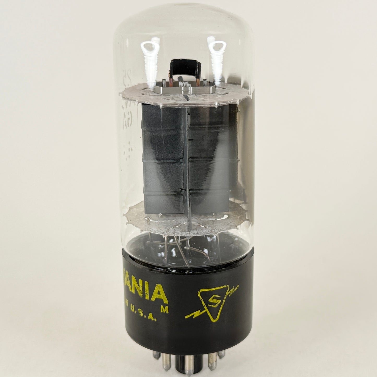 (1) Tested Very Strong Sylvania 25AV5GA Tube Date Code M 25AV5 GA Pentode Tube