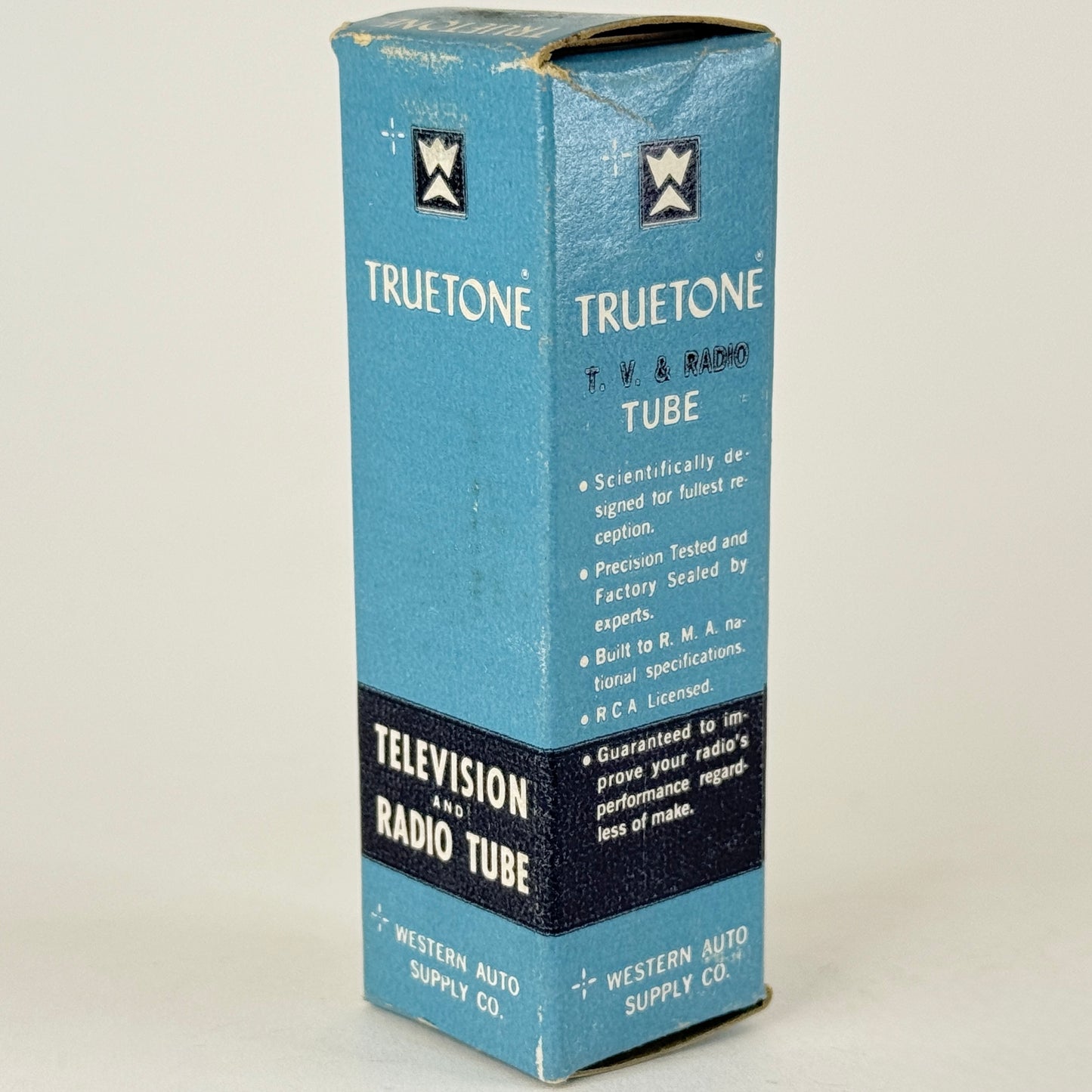 (1) Tested Truetone 6CB6 Tube with Box Blue Letters Japan Code 648 Pentode Tube