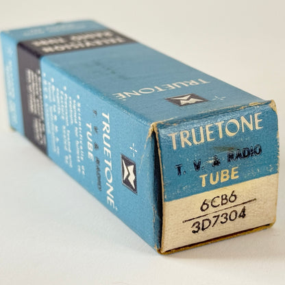 (1) Tested Truetone 6CB6 Tube with Box Blue Letters Japan Code 648 Pentode Tube