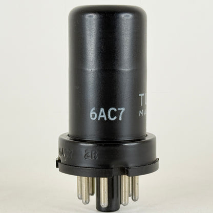 (1) Tested 1955 Tung Sol 6AC7 Tube Code 540-3 Sharp Cutoff Metal Pentode Tube