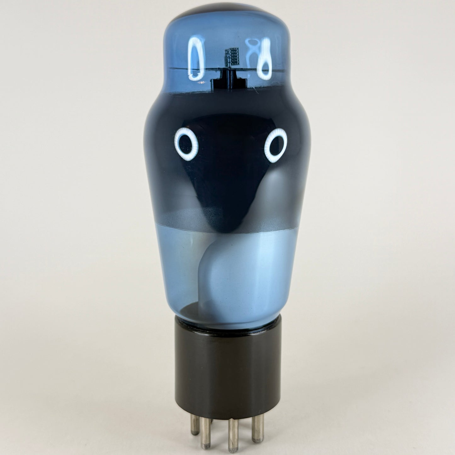 (1) Tested Blue Arcturus Type 59 Tube TALL Bottle Engraved Base Vacuum Tube