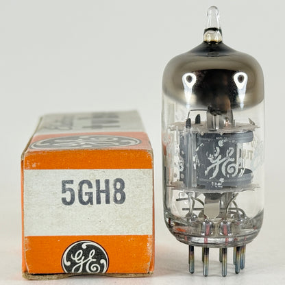(1) Tested GE 5GH8 Tube with Box Date Code JC General Electric Triode Pentode