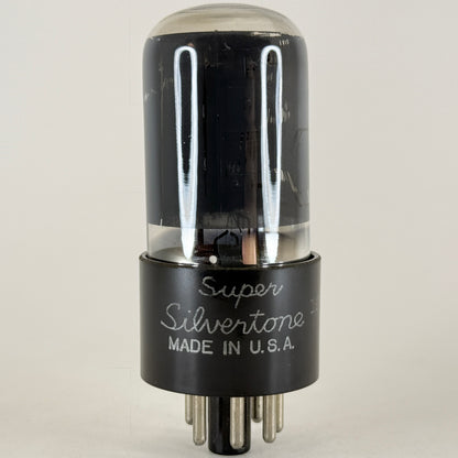 (1) Tested Super Silvertone 6AC5GT/G Tube Code 19X Silvertone 6AC5 GT G Tube