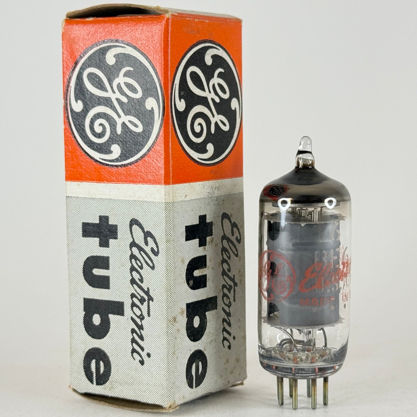 (1) Tested 1963 GE 6BE6 Tube with Box General Electric Red Letters Code 63-17