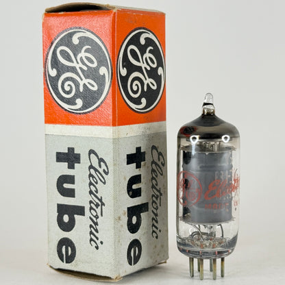 (1) Tested 1963 GE 6BE6 Tube with Box General Electric Red Letters Code 63-17