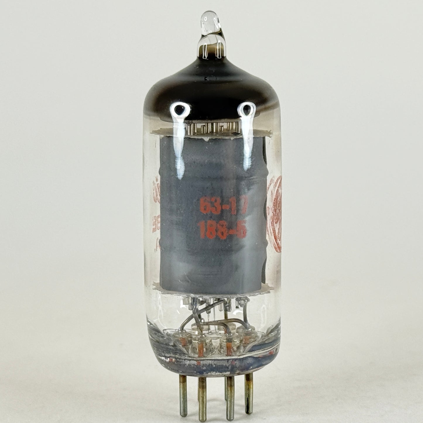 (1) Tested 1963 GE 6BE6 Tube with Box General Electric Red Letters Code 63-17