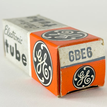 (1) Tested 1963 GE 6BE6 Tube with Box General Electric Red Letters Code 63-17