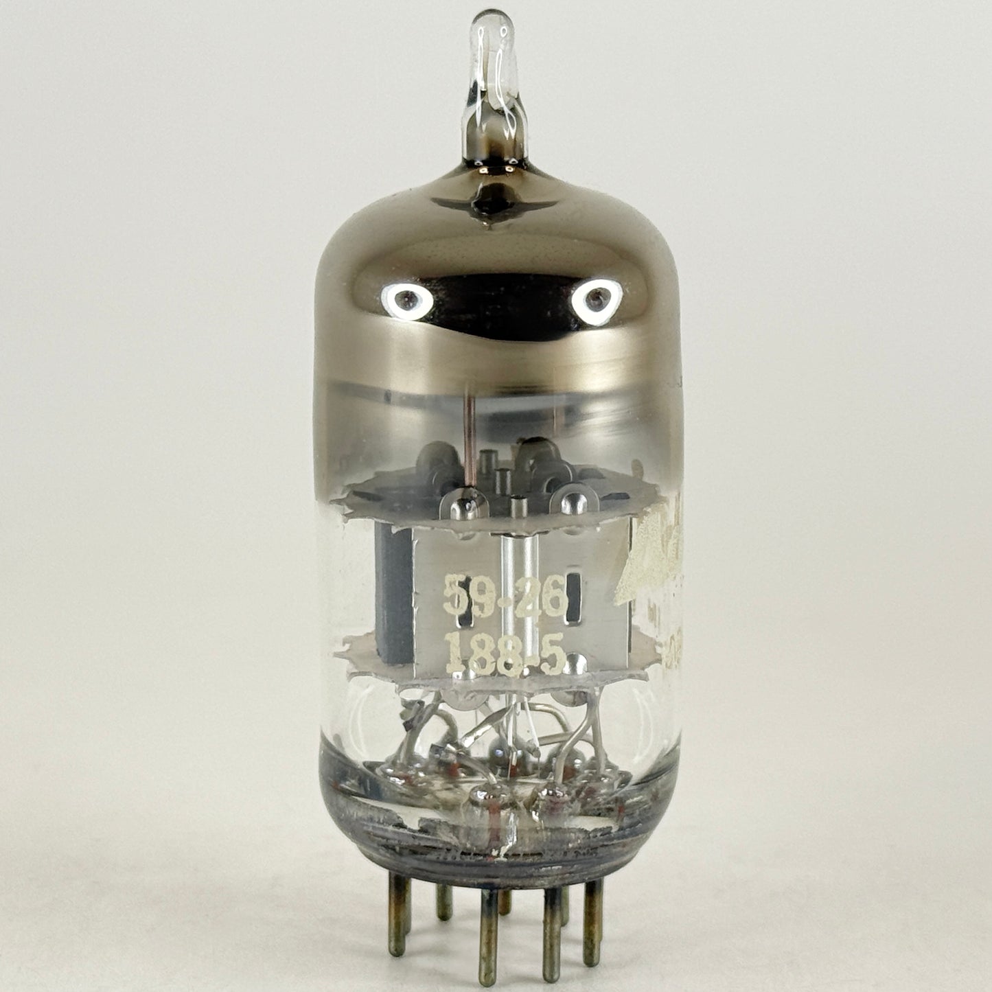 (1) Tested Admiral 6BJ7 Tube with Box Date Code 59-26 GE EIA Triple Diode Tube
