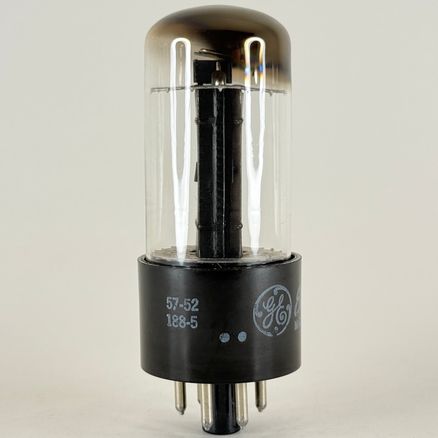 (1) Tested GE 50L6GT Tube Code 57-52 General Electric 50L6 GT Beam Power Tube