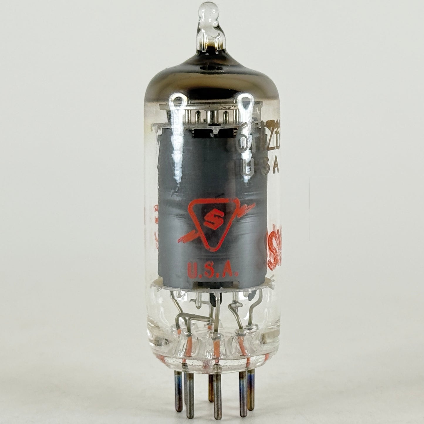 (1) Tested Sylvania 6HZ6 Tube with Box Red Letters Date Code dc JJW Pentode Tube