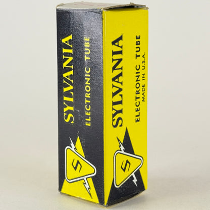 (1) Tested Sylvania 6HZ6 Tube with Box Red Letters Date Code dc JJW Pentode Tube