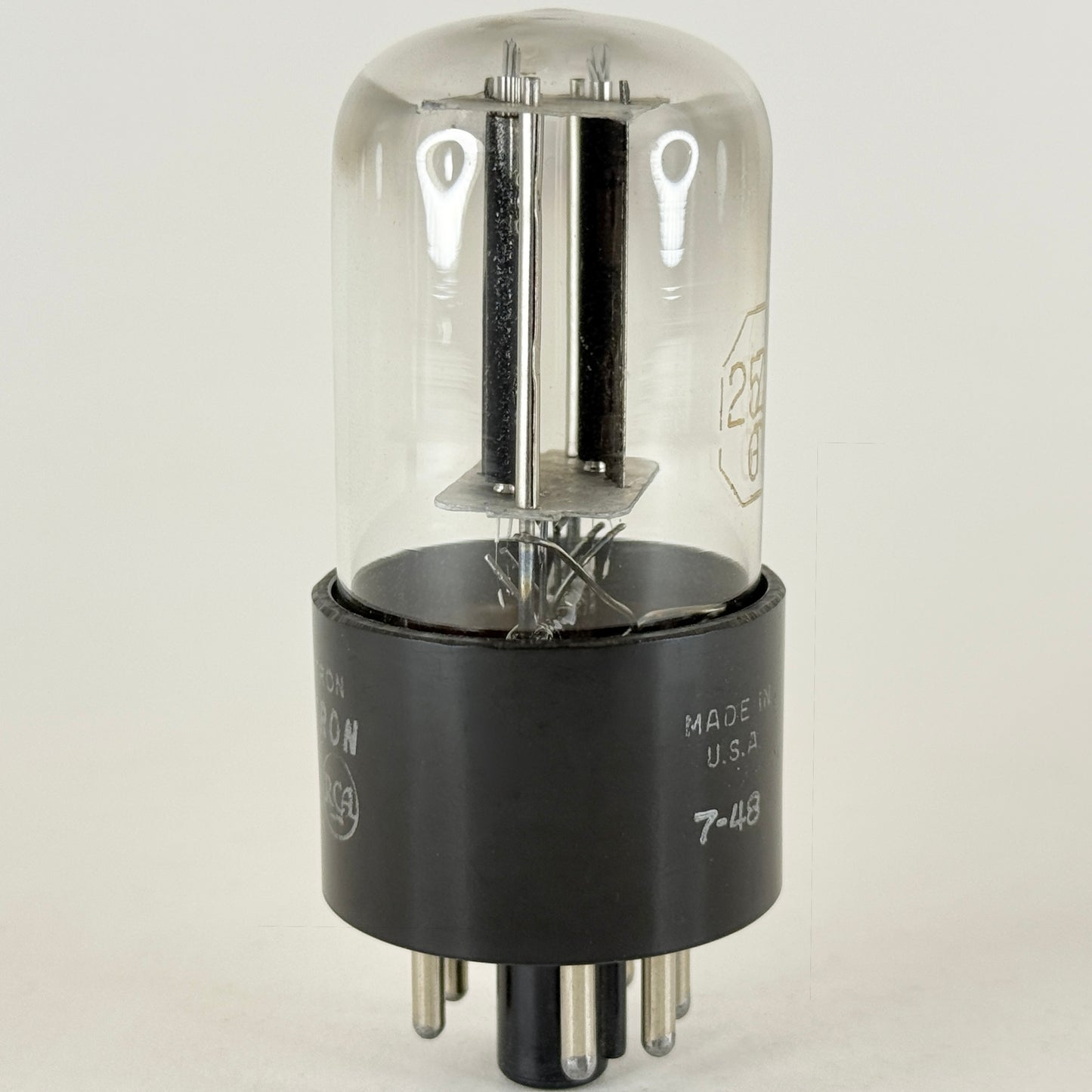 (1) Tested RCA 25Z6GT Tube Date Code 7-48 25Z6 GT Full Wave Rectifier Tube