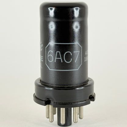 (1) Tested GE 6AC7 Tube Date Code 4-35 General Electric Pentode Vacuum Tube
