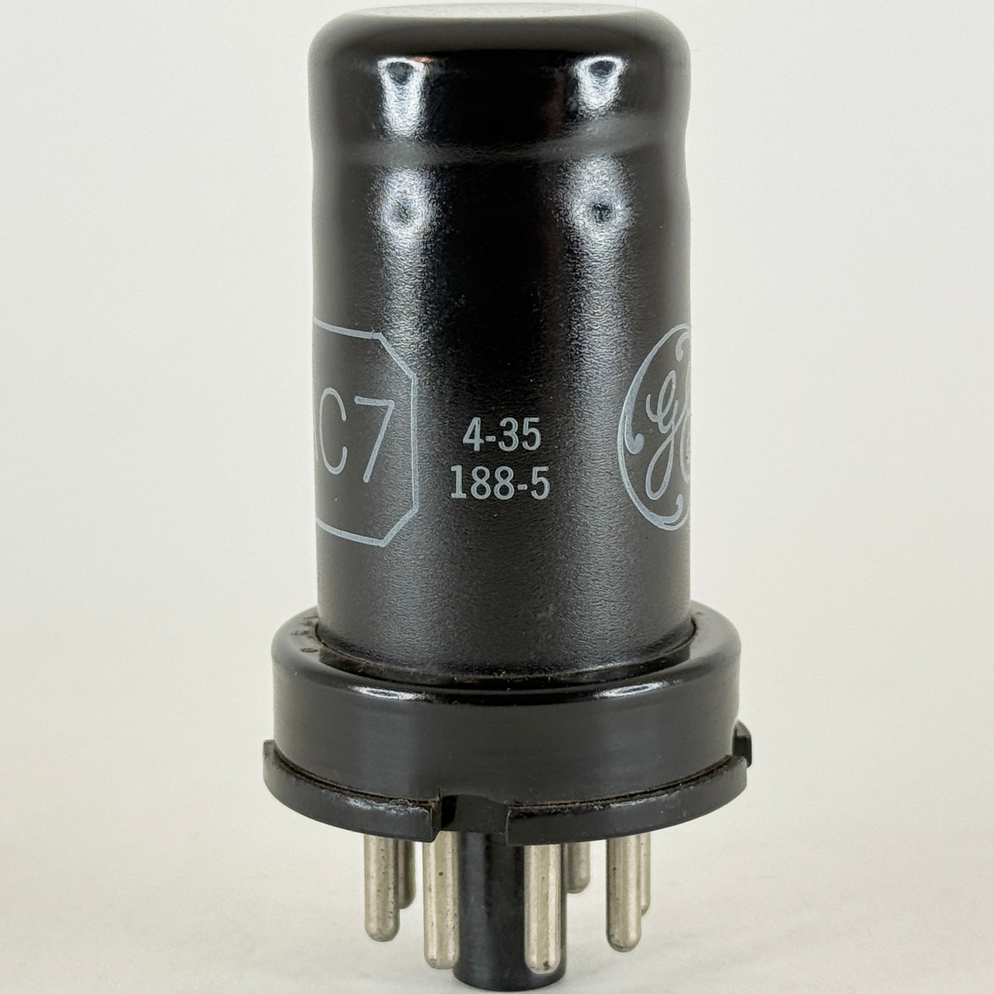 (1) Tested GE 6AC7 Tube Date Code 4-35 General Electric Pentode Vacuum Tube