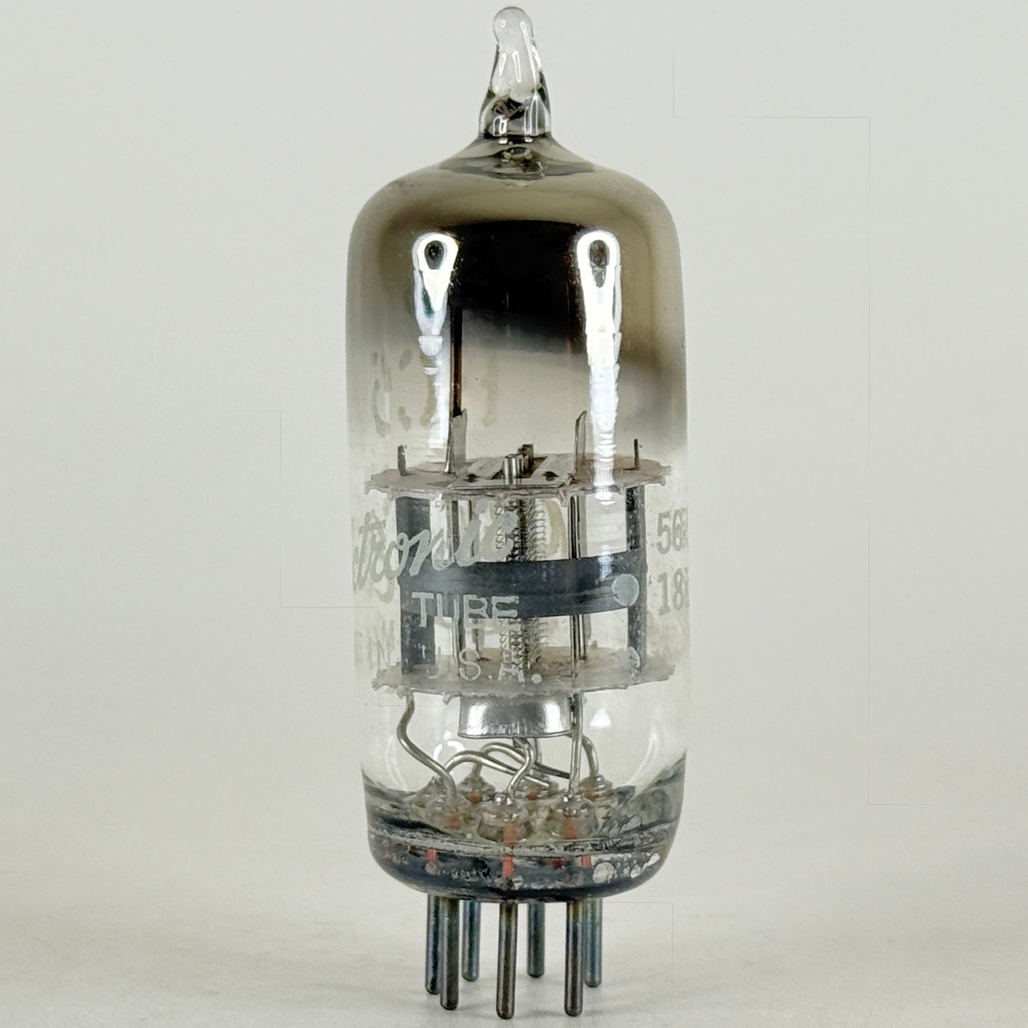 (1) Tested 1956 GE 6BC5 Tube with Box Date Code 56-52 Sharp Cutoff Pentode Tube