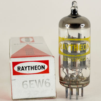 (1) Tested Raytheon 6EW6 Tube with Box Japan Code T10 Sharp Cutoff Pentode Tube