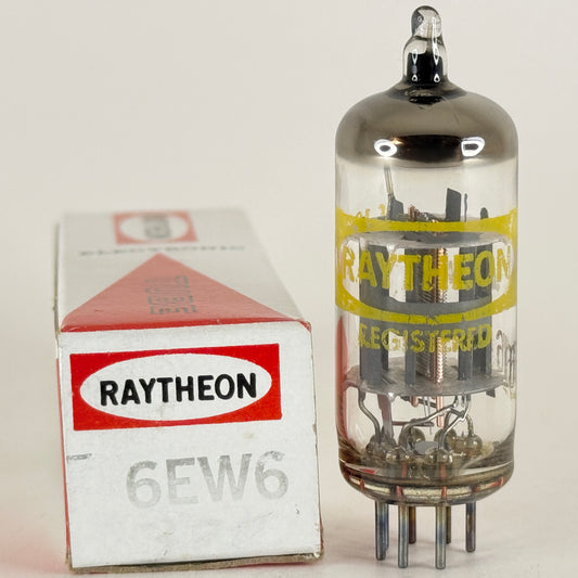 (1) Tested Raytheon 6EW6 Tube with Box Japan Code T10 Sharp Cutoff Pentode Tube