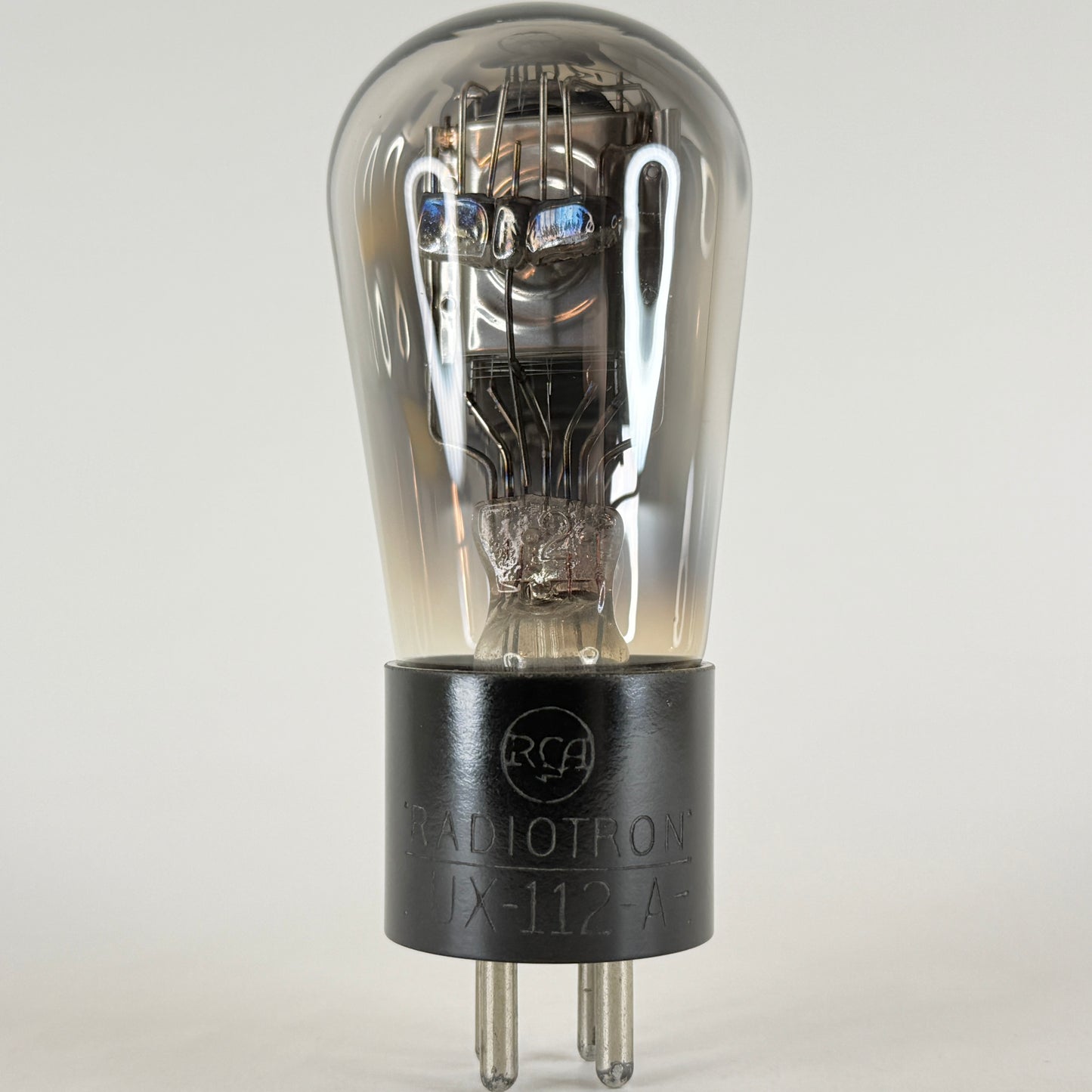 (1) Tested Strong RCA UX 112A Tube UX-112-A Type 12A Tube Engraved Globe Tube