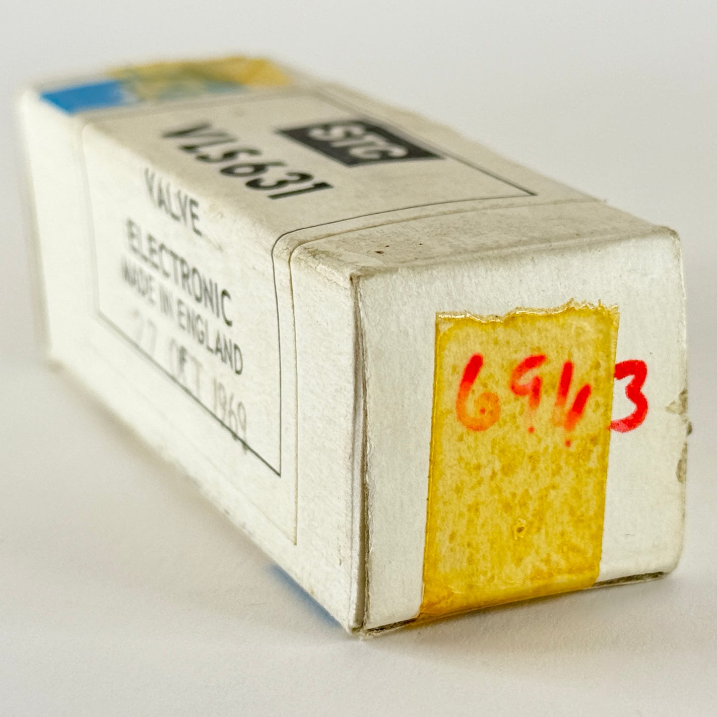 (1) STC Standard Telephone and Cable VLS631 Tube Thermal Relay Delay with Box