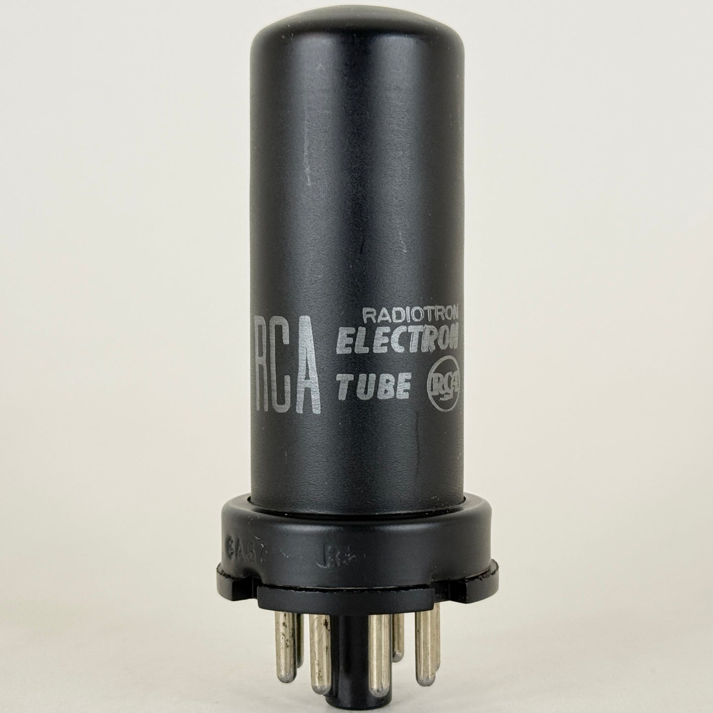 (1) Tested RCA 6AG7 Tube Date Code FG5 RCA Black Metal Power Pentode Vacuum Tube