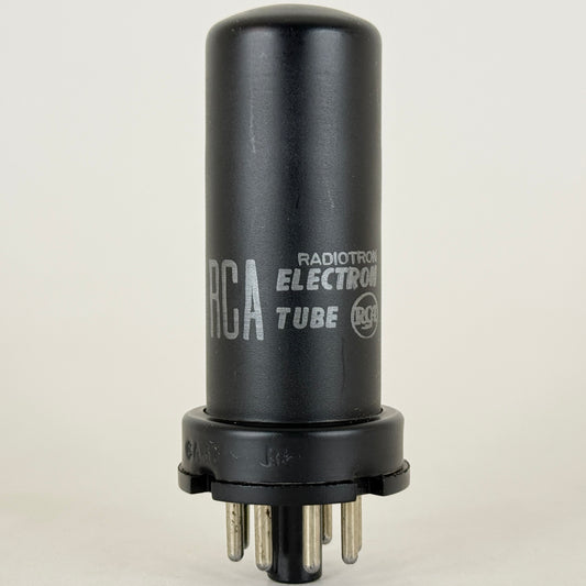(1) Tested RCA 6AG7 Tube Date Code FG5 RCA Black Metal Power Pentode Vacuum Tube