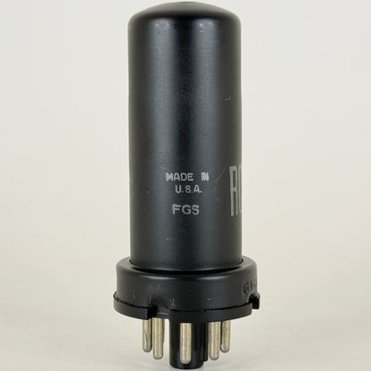 (1) Tested RCA 6AG7 Tube Date Code FG5 RCA Black Metal Power Pentode Vacuum Tube