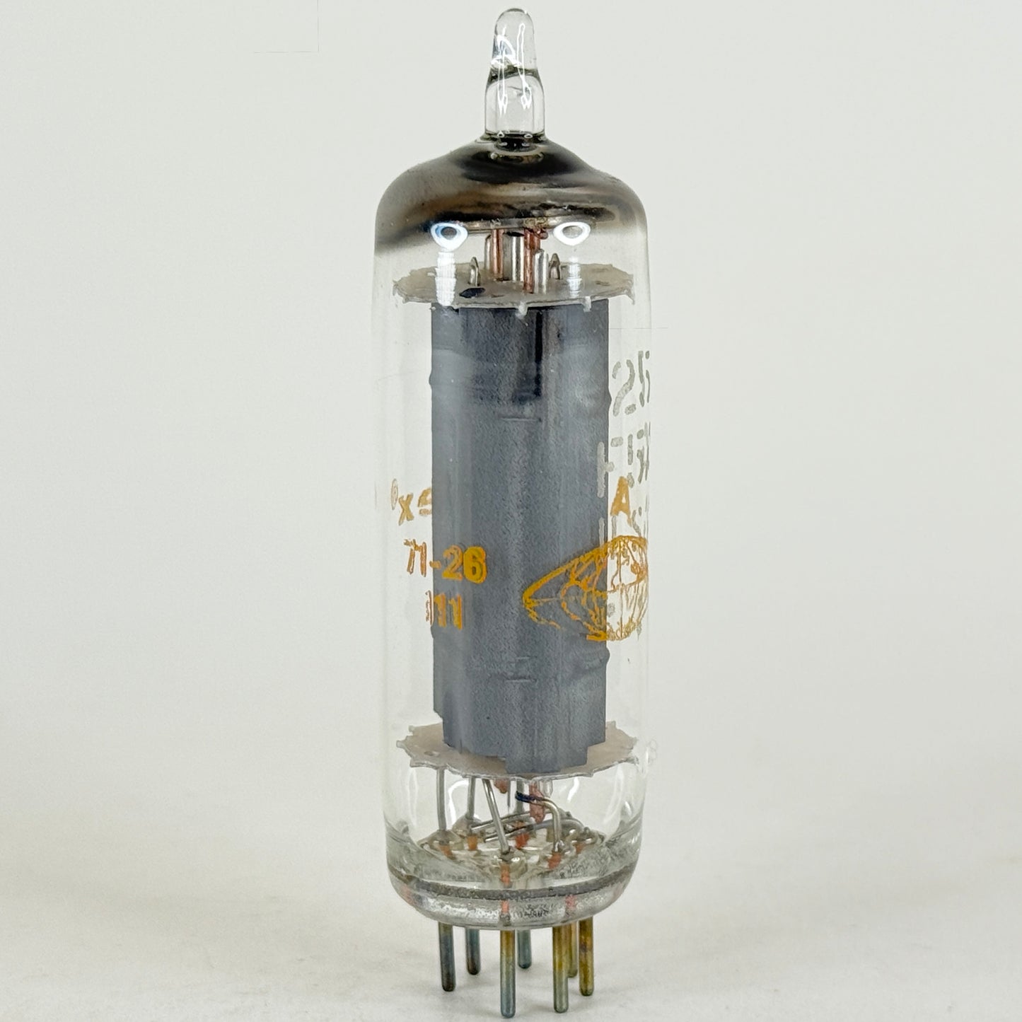 (1) Tested Very Strong Amperex 25F5A Tube with Box Code 71-28 Beam Power Tube