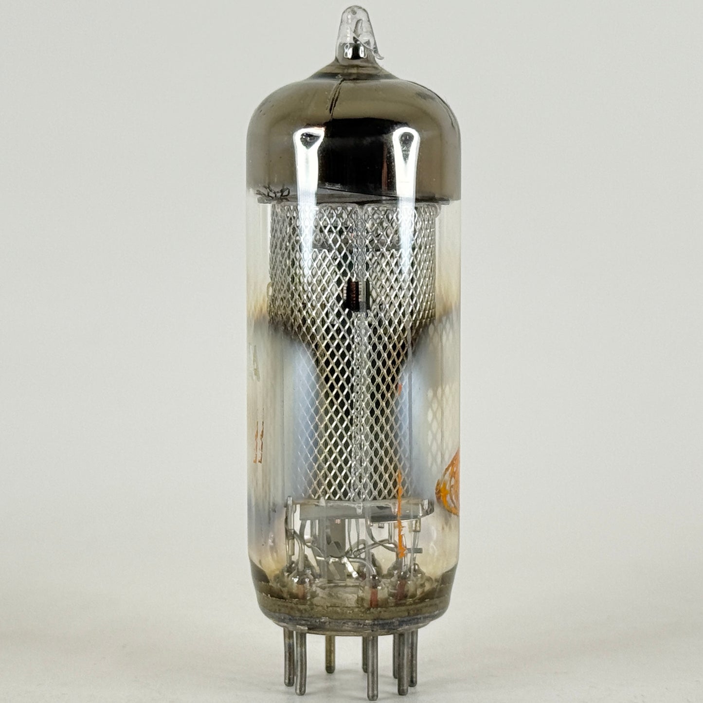 (1) Tested Amperex 6AJ8 Tube Made in India Code 3-11 Etched YD VO Triode Heptode