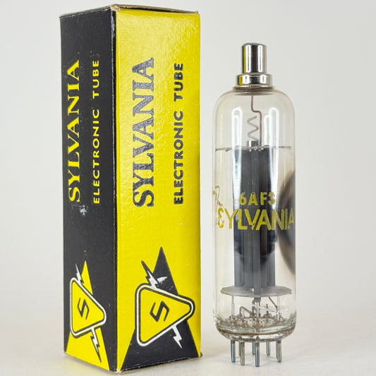 (1) Tested Strong Sylvania 6AF3 Tube with Original Box Half Wave Rectifier Tube