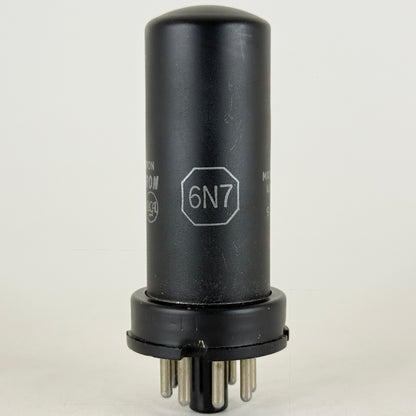 (1) Tested Balanced RCA 6N7 Tube Date Code 922 Medium Mu Twin Power Triode Tube
