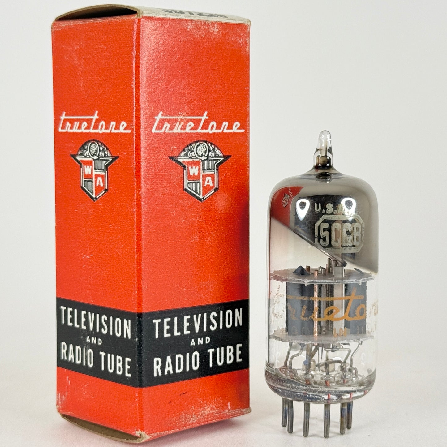 (1) Tested Truetone 5CG8 Tube with Box Date Code 6309 Triode Pentode Tube