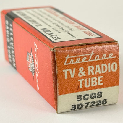 (1) Tested Truetone 5CG8 Tube with Box Date Code 6309 Triode Pentode Tube