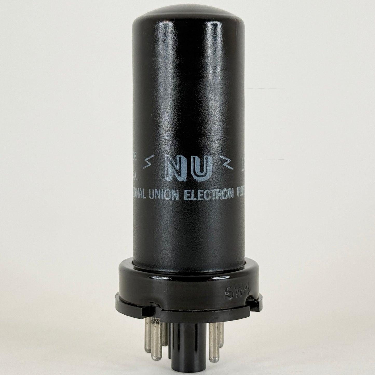 (1) Tested National Union 5W4 Tube Date Code LR Full Wave Rectifier Vacuum Tube