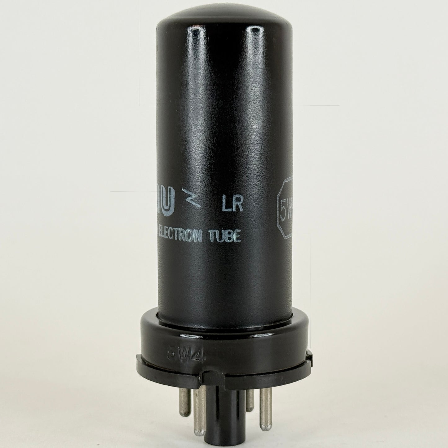 (1) Tested National Union 5W4 Tube Date Code LR Full Wave Rectifier Vacuum Tube
