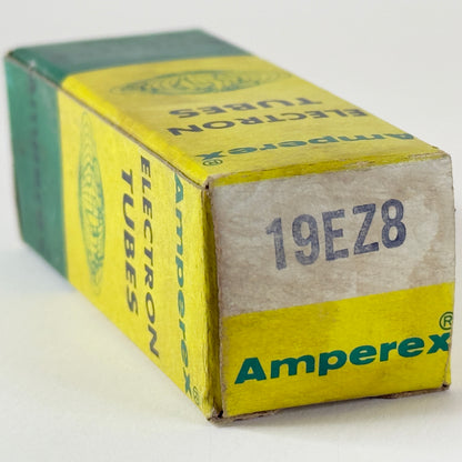 (1) Tested Amperex 19EZ8 Tube with Box Date Code 7C-13 Triple Triode Vacuum Tube