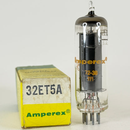 (1) Tested Amperex 32ET5A Tube with Box Date Code 72-30 32ET5 A Power Tube