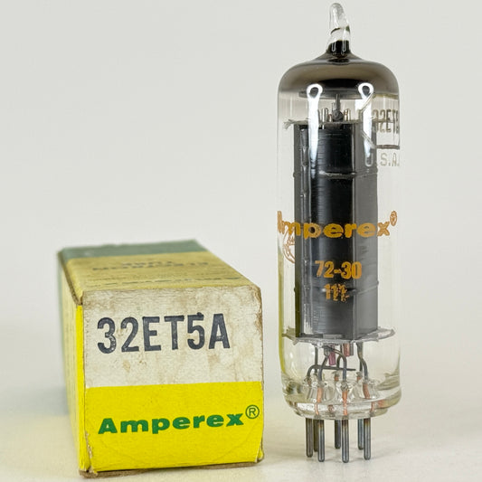(1) Tested Amperex 32ET5A Tube with Box Date Code 72-30 32ET5 A Power Tube