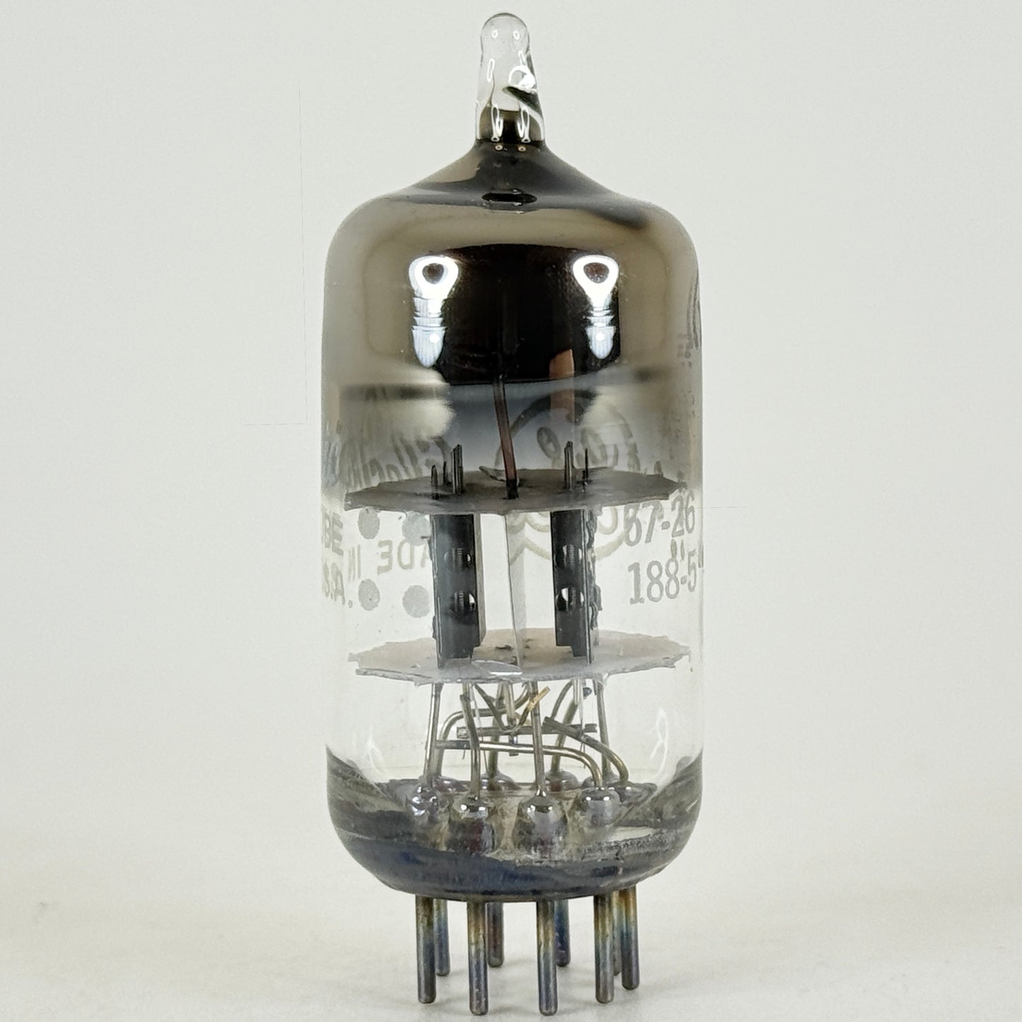 (1) Tested GE 6BQ7A Tube with Box Code 57-26 6BQ7 A Twin Triode Vacuum Tube