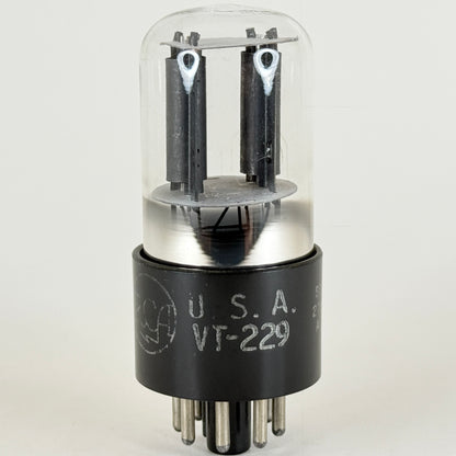 (1) Tested RCA 6SL7GT Tube USA VT-229 Black Plates Code K2E RCA Meatball Logo