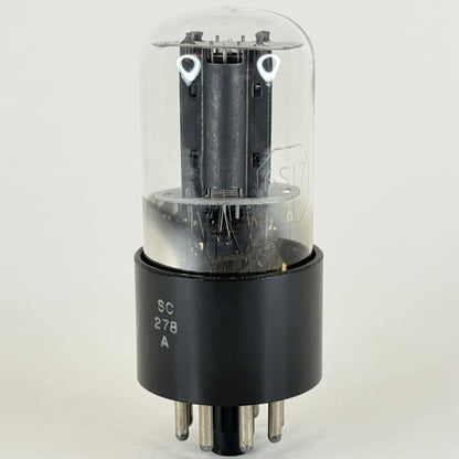 (1) Tested RCA 6SL7GT Tube USA VT-229 Black Plates Code K2E RCA Meatball Logo