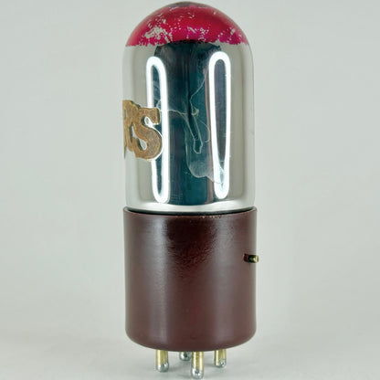 (1) Tested QRS UV 01A Tube Red Bakelite Q.R.S. Redtop Type 01A Tube Short Pins
