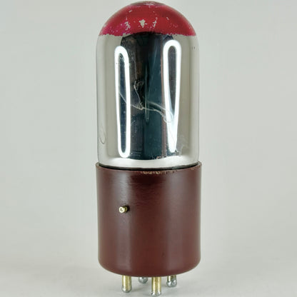 (1) Tested QRS UV 01A Tube Red Bakelite Q.R.S. Redtop Type 01A Tube Short Pins